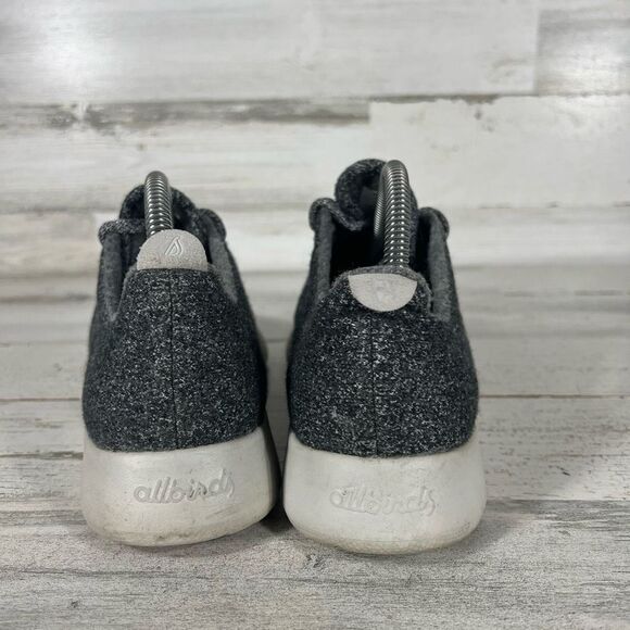 Allbirds Womens 8 Wool Runners Sneakers Heather Gray‎ White Soles Size 9 - Picture 3 of 9